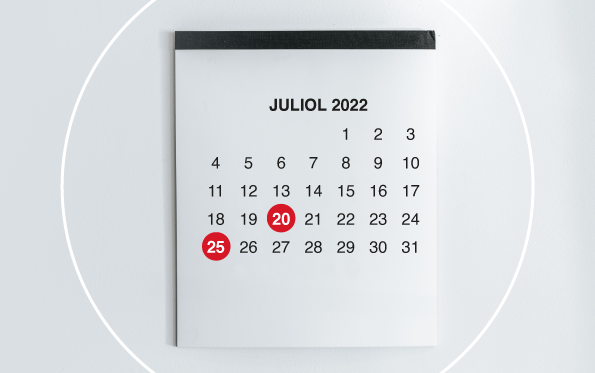 Principals obligacions tributàries durant el mes de juliol 2022