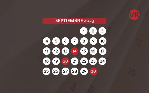 Principales obligaciones tributarias para septiembre 2023